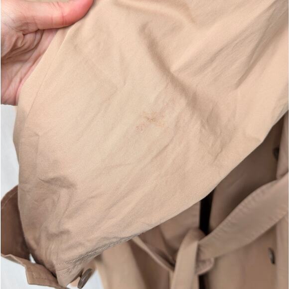 COS Beige Classic Timeless Cotton Belted Button Trench Coat, size 8 - Picture 7 of 11